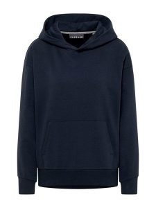 ELBSAND Bluza "Finele" w kolorze granatowym rozmiar: S. Niebieskie bluzy ELBSAND, s, bez wzorów, z kapturem. Za 154,95 zł.