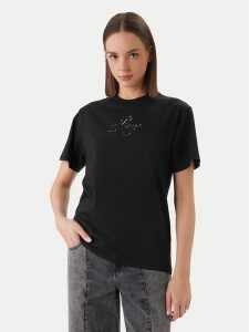 HUGO T-Shirt Vintage 50560566 Czarny Regular Fit. Czarne t-shirty Hugo, s, bez wzorów, z bawełny, bez kołnierzyka, bez ramiączek. Za 196,99 zł.
