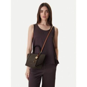 Torebka MICHAEL Michael Kors. Brązowe shopper bag MICHAEL Michael Kors, bez wzorów, bez dodatków. Za 797,99 zł.