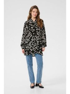 Kaffe Tunika w kolorze czarnym rozmiar: 42. Czarne tuniki Kaffe, na co dzień, bez wzorów, z wiskozy, bez kołnierzyka, bez ramiączek. Za 86,99 zł.