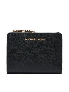 MICHAEL Michael Kors Portfel 32S4G8ED7L Czarny. Czarne portfele MICHAEL Michael Kors, bez wzorów, ze skóry. Za 379,99 zł.