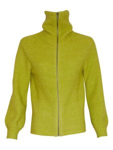 MOSS COPENHAGEN Kardigan "Ellice" w kolorze zielonym rozmiar: XS/S. Zielone kardigany Moss Copenhagen, z wełny. Za 176,91 zł.