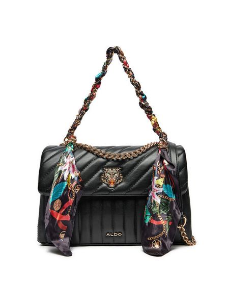 Aldo Torebka Tetney 13827315 Czarny. Czarne listonoszki ALDO, bez wzorów, ze skóry, bez dodatków. Za 239,99 zł.