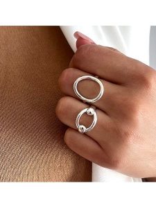 DI GIORGIO Srebrny pierścionek rozmiar: 54. Szare pierścionki DI GIORGIO, srebrne. Za 300,21 zł.