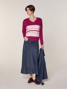 Rodier Wełniany sweter w kolorze różowo-jasnoróżowym rozmiar: S. Różowe swetry oversize Rodier, s, bez wzorów, z wełny, bez ramiączek. Za 252,99 zł.