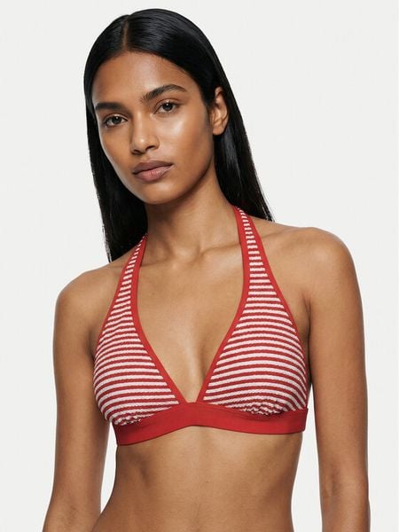 Seafolly Góra od bikini Clubhouse 31569MF281 Pomarańczowy. Brązowe bikini Seafolly, bez wzorów, z syntetyku. Za 379,99 zł.