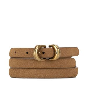 Pasek Damski GINO ROSSI. Brązowe paski Gino Rossi, bez wzorów. Za 99,99 zł.