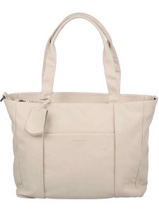 Burkely Skórzany shopper bag "Just Jolie" w kolorze kremowym - 45 x 30 x 10 cm rozmiar: onesize. Brązowe shopper bag Burkely, bez wzorów, z materiału, na ramię, bez dodatków. Za 433,95 zł.