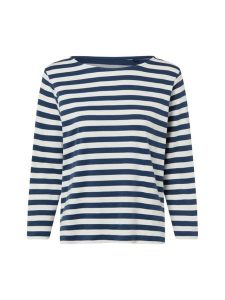 Marie Lund Koszula damska Kobiety Bawełna niebieski|biały w paski, M. Białe koszule Marie Lund, m, bez wzorów, z bawełny, bez kołnierzyka, bez ramiączek. Za 149,95 zł.