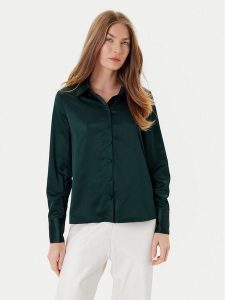 Vero Moda Koszula Merle 10334598 Zielony Regular Fit. Zielone koszule Vero Moda, s, bez wzorów, z syntetyku, bez kołnierzyka, bez ramiączek. Za 89,99 zł.