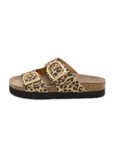 Billowy Klapki w kolorze beżowym rozmiar: 39. Brązowe klapki Billowy, bez wzorów, z otwartym noskiem, bez obcasa. Za 173,99 zł.