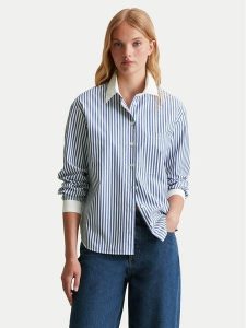 Marc O'Polo Denim Koszula 500 0006 774 Niebieski Regular Fit. Niebieskie koszule Marc O'Polo DENIM, l, bez wzorów, z bawełny, bez kołnierzyka, bez ramiączek. Za 309,99 zł.