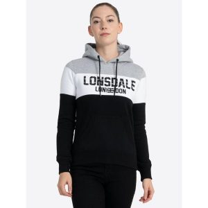 Bluza damska z kapturem Lonsdale Penbryn. Białe bluzy Lonsdale, bez wzorów, z kapturem. Za 235,00 zł.