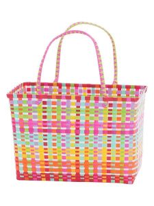 Overbeck and Friends Shopper bag "Jolie" ze wzorem - 43 x 28 x 23 cm rozmiar: onesize. Shopper bag Overbeck and Friends, bez wzorów, z materiału, bez dodatków. Za 139,95 zł.