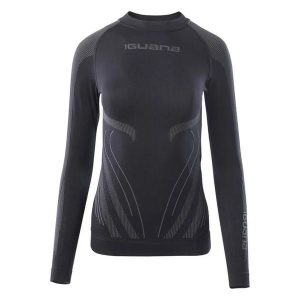 Koszulka Termoaktywna Damska Gambit Base Layer Top. Brązowe koszule nocne IGUANA, bez wzorów, bez ramiączek. Za 226,99 zł.