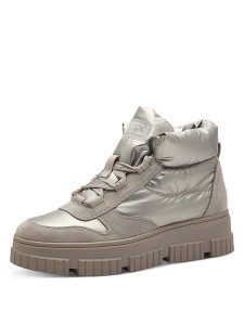 S.Oliver Skórzane sneakersy w kolorze złotym rozmiar: 37. Żółte trampki s.Oliver, bez wzorów, z materiału, bez zapięcia. Za 171,28 zł.
