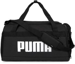 Torba sportowa treningowa na siłownię basen trening czarna PUMA. Czarne torby podróżne i sportowe Puma, z aplikacjami, z materiału, na ramię, duże. Za 85,00 zł.