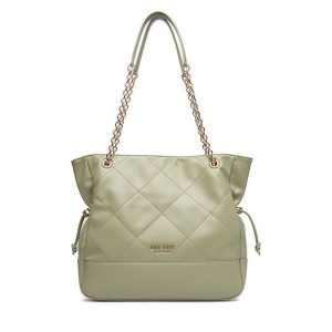 Torebka Nine West. Zielone shopper bag Nine West, bez wzorów, bez dodatków. Za 349,99 zł.
