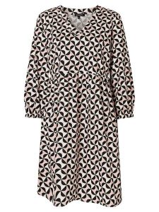 More & More Sukienka w kolorze jasnoróżowo-białym rozmiar: 40. Białe sukienki More & More, bez wzorów, bez kołnierzyka, bez ramiączek, midi. Za 69,99 zł.