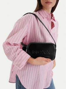 MEXX Torebka CEO-MEXX-L-005-09 Czarny. Czarne listonoszki Mexx, bez wzorów, z materiału, bez dodatków. Za 179,99 zł.