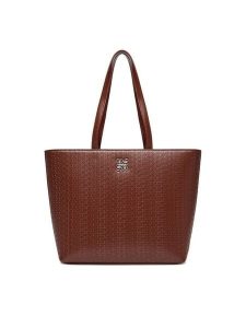 Nine West Torebka CEO-HAMPSHIRE-IV-LDA8170 Brązowy. Brązowe shopper bag Nine West, bez wzorów, z materiału, bez dodatków. Za 269,99 zł.