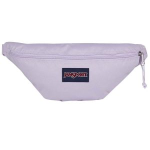 Torebka nerka sportowa damska Swing Waistpack pojemność 4 L. Fioletowe nerki i saszetki Jansport, bez wzorów. Za 69,99 zł.