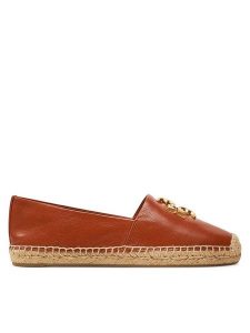 Tory Burch Espadryle 145881 Brązowy. Brązowe espadryle Tory Burch, bez wzorów, ze skóry, bez obcasa. Za 1 429,00 zł.