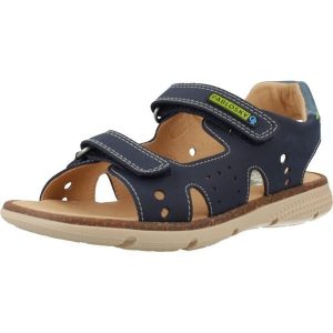 Sandały PABLOSKY 521124P Niebieski. Niebieskie sandały PABLOSKY, bez wzorów, z syntetyku, bez obcasa, bez zapięcia. Za 267,99 zł.