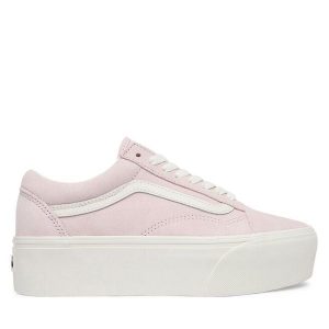 Tenisówki Vans. Czerwone trampki Vans, bez wzorów, bez zapięcia. Za 449,99 zł.