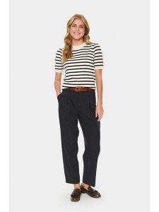 SAINT TROPEZ Koszulka dzianinowa w kolorze beżowym rozmiar: XXL. Brązowe bluzki Saint Tropez, xxl, bez wzorów, z dzianiny, bez kołnierzyka, bez ramiączek. Za 104,99 zł.