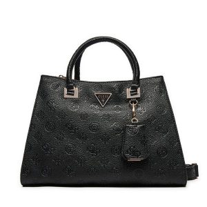 Torebka Guess. Czarne torebki klasyczne Guess, z aplikacjami, bez dodatków. Za 449,99 zł.
