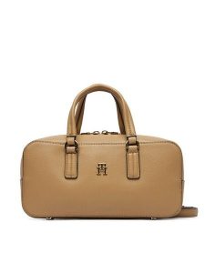 Tommy Hilfiger Torebka Th Daily Crossover AW0AW18378 Brązowy. Brązowe torebki klasyczne TOMMY HILFIGER, bez wzorów, ze skóry, bez dodatków. Za 649,99 zł.