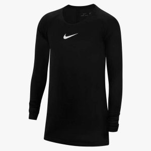 Koszulka Termoaktywna Juniorska Nike First Layer. Białe koszule nocne Nike, bez wzorów, bez ramiączek. Za 89,99 zł.