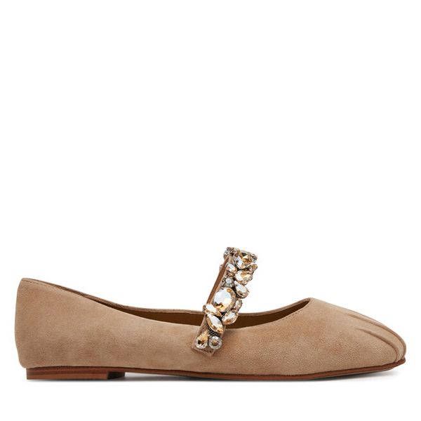 Baleriny Alma En Pena. Brązowe balerinki Alma en Pena, bez wzorów, bez obcasa, bez zapięcia. Za 339,99 zł.