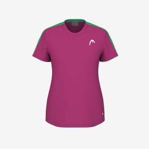 T-Shirt damski TIE-BREAK. Czerwone t-shirty Head, m, bez wzorów, bez kołnierzyka, bez ramiączek. W wyprzedaży za 182,00 zł.