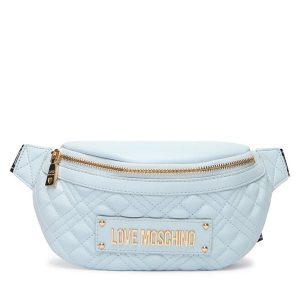 Nerka LOVE MOSCHINO. Niebieskie nerki i saszetki LOVE MOSCHINO, bez wzorów. Za 679,99 zł.