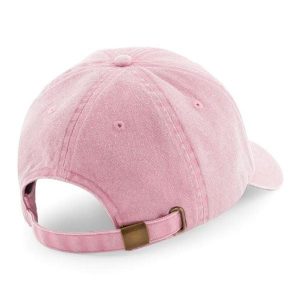 Czapka z daszkiem Beechfield Vintage. Czerwone czapki BEECHFIELD, bez wzorów, z materiału, vintage. Za 79,00 zł.