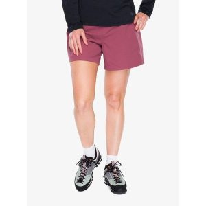 Spodenki turystyczne damskie Black Diamond Sierra Shorts. Czerwone szorty Black Diamond, bez wzorów, sportowe. Za 209,99 zł.