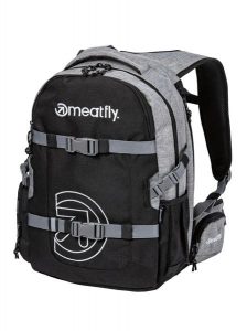 Plecak z pokrowcem przeciwdeszczowym 26L – grey heather/black Meatfly. Szare plecaki Meatfly. Za 305,99 zł.