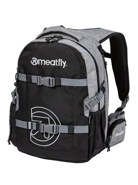 Plecak z pokrowcem przeciwdeszczowym 26L – grey heather/black Meatfly. Szare plecaki Meatfly. Za 305,99 zł.