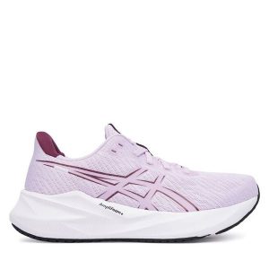 Buty do biegania Asics. Fioletowe buty sportowe ASICS, bez wzorów, bez zapięcia, do biegania. Za 329,99 zł.