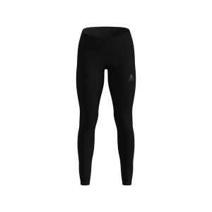 Legginsy termoaktywne damskie Odlo Active Warm. Czarne legginsy ODLO, bez wzorów, z materiału, długie. Za 179,99 zł.