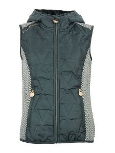 Peak Mountain Kamizelka polarowa "Antilope" w kolorze khaki rozmiar: L. Brązowe kamizelki Peak Mountain, l, bez wzorów, z polaru, bez kołnierzyka, bez ramiączek, bez kaptura. Za 180,06 zł.