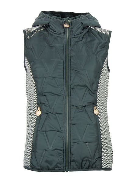 Peak Mountain Kamizelka polarowa "Antilope" w kolorze khaki rozmiar: S. Brązowe kamizelki Peak Mountain, s, bez wzorów, z polaru, bez kołnierzyka, bez ramiączek, bez kaptura. Za 174,43 zł.