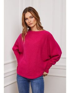 So Cachemire Sweter "Jackson" w kolorze różowym rozmiar: S. Różowe swetry oversize So Cachemire, s, bez wzorów, z kaszmiru, bez ramiączek. Za 247,45 zł.