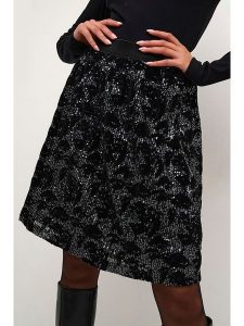 Kaffe Spódnica w kolorze czarnym rozmiar: XL. Czarne spódnice Kaffe, xl, bez wzorów, midi. Za 144,92 zł.