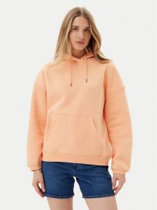 Volcom Bluza Stone Heart Up B4112509 Pomarańczowy Oversize. Brązowe bluzy Volcom, s, bez wzorów, z bawełny, bez kaptura. Za 169,99 zł.