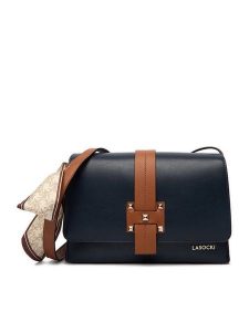 Lasocki Torebka CEO-LSK-L-008-09 Granatowy. Niebieskie torebki klasyczne Lasocki, bez wzorów, z materiału, bez dodatków. Za 169,99 zł.