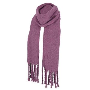 Szalik damski - Moda - Fioletowy - Jeden rozmiar. Fioletowe szaliki HEAT KEEPER, na zimę, bez wzorów, z poliesteru. Za 164,54 zł.