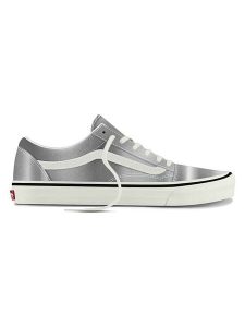 Vans Skórzane sneakersy "Old Skool" w kolorze srebrnym rozmiar: 36. Szare trampki Vans, bez wzorów, bez zapięcia. Za 166,10 zł.